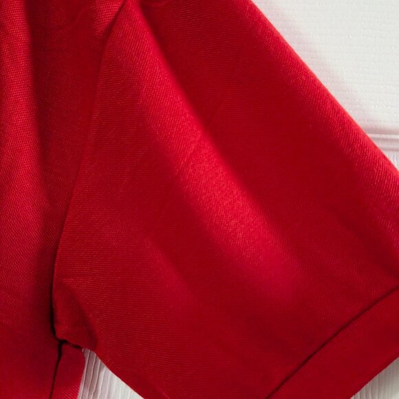 5 Parrots Men's Red Polo Shirt, Size L, St. Maarten Flag, Embroidered, NWT - Picture 6 of 13